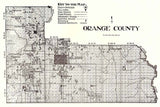 1914 Map of Orange County Florida Orlando St Johns River