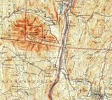 1929 Topo Map of Claremont New Hampshire Quadrangle