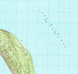 1986 Topo Map of South Fox Island Michigan Quadrangle