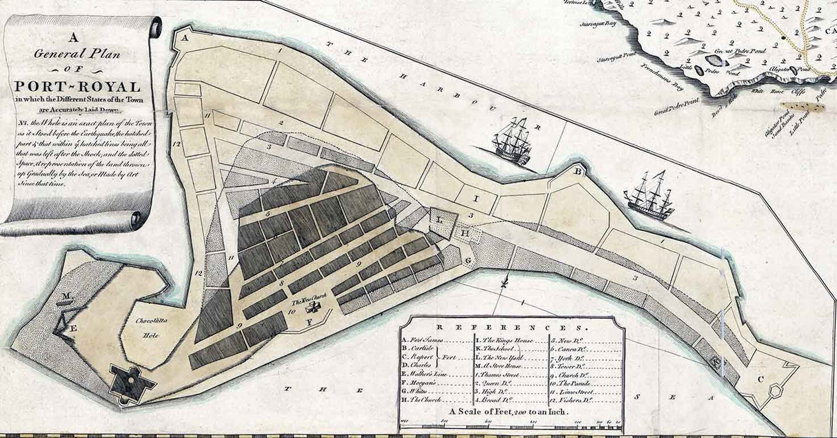 1755 Map of Jamaica