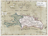 1767 Map of Haiti & The Dominican Republic