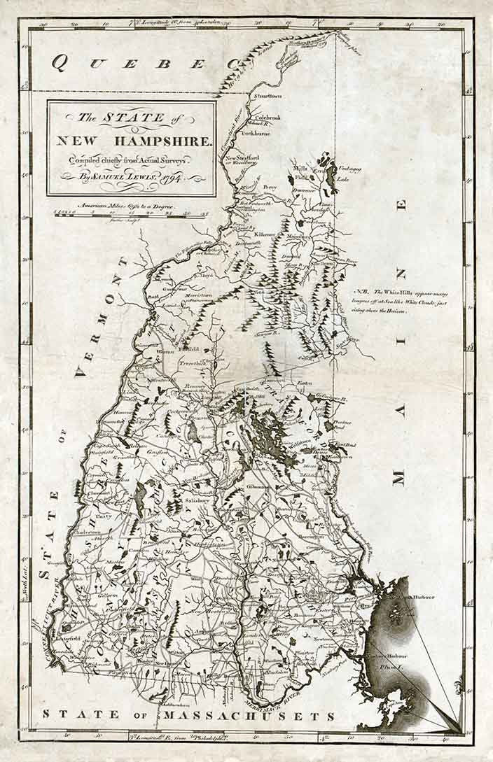 1794 Map of New Hampshire