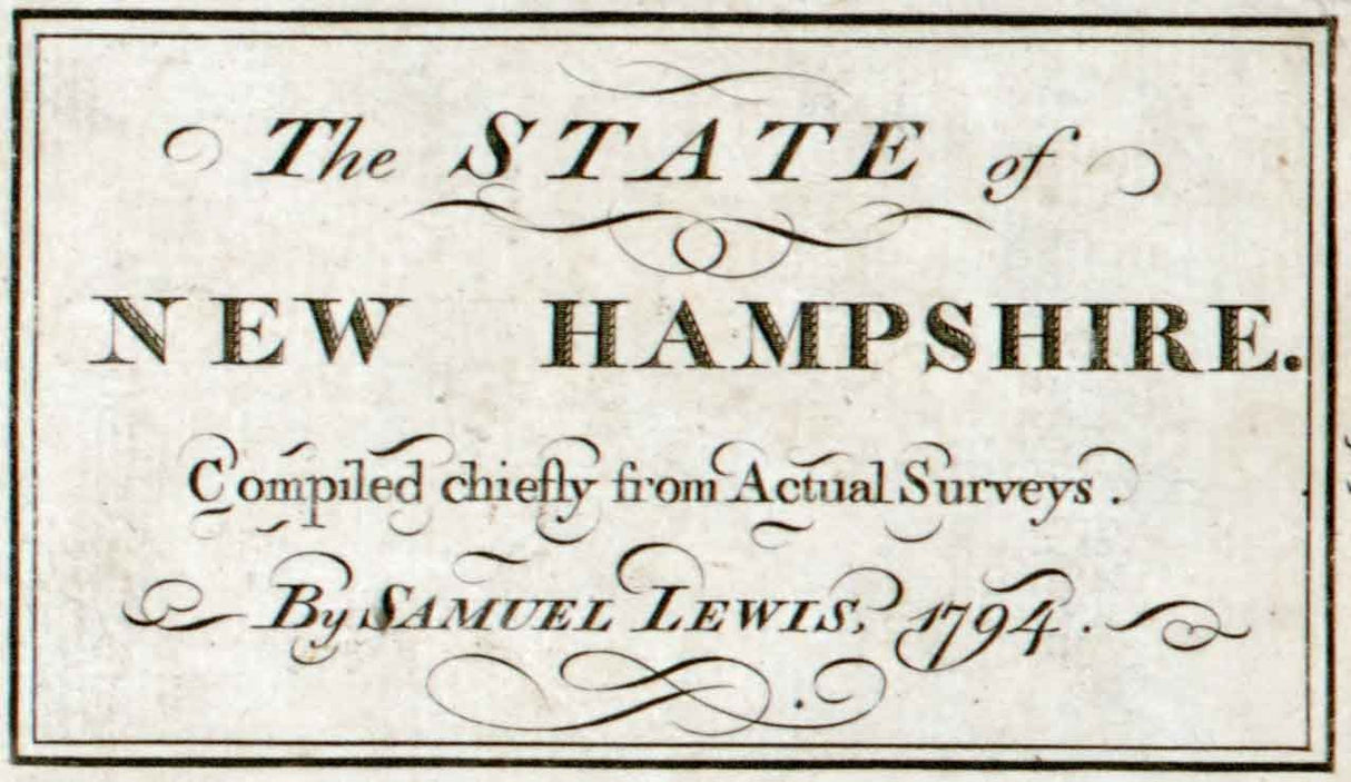 1794 Map of New Hampshire