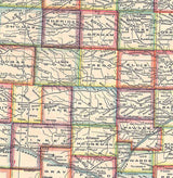 1911 Map of the State of Kansas