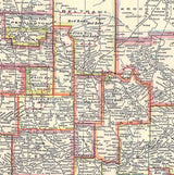 1911 Map of the State of Minnesota Lake Superior