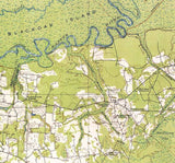 1921 Topo Map of Chicora South Carolina