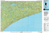 1977 Topo Map of Grand Marais Minnesota Lake Superior