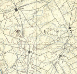 1892 Topo Map of Temple Texas