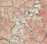 1904 Topo Map of Weston WV Quadrangle Jane Lew