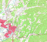 1969 Topo Map of Elkins West Virginia Quadrangle