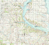 1982 Topo Map of Parshall North Dakota Quadrangle Lake Sakakawea