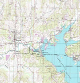 1994 Topo Map of Senecaville Ohio Quadrangle Senecaville Lake