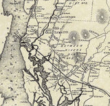1868 Map of Old Lyme Rogers Lake Laysville Connecticut