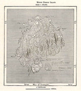1885 Map of Mount Desert Island Maine