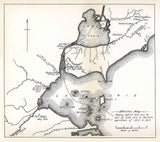 1893 Map of Lake Saint Clair Detroit River and West Lake Erie