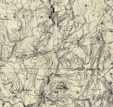 1893 Map of Old Lyme Rogers Lake Laysville Connecticut Long Island Sound
