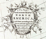 1763 Map of North America