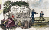 1805 Map of Baltimore Maryland