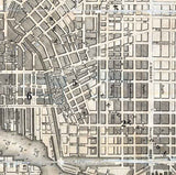 1832 Map of Baltimore Maryland