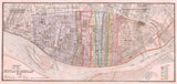 1861 Map of St Louis Missouri