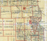 1879 Map of the Dakota Territory