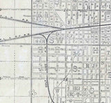 1888 Map of Springfield Greene County Missouri