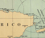 1898 Map of Hawaii and Puerto Rico