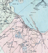 1899 Map of Plymouth and Kingston Massachusetts