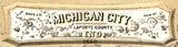 1869 Panoramic Map of Michigan City LaPorte County