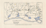 1903 Map of Oil Well Districts in Louisiana & Texas