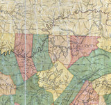 1832 Map of the State of Tennessee