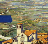 1920 Travel Poster of Assisi Vittorio Grassi