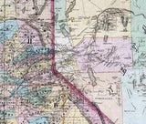1867 Map of California and Nevada