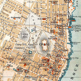 1907 Map of Halifax Nova Scotia Canada