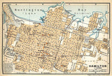 1907 Map of Hamilton Canada