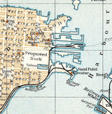 1907 Map of Saint John New Brunswick Canada