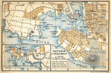 1907 Map of Victoria & Esquimalt Canada