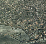 1880 Panoramic Map of Buffalo New York