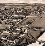 1885 Panoramic Map of Albany Georgia Dougherty County