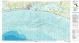 1978 Topo Map of Fort Walton Beach Florida & Destin