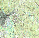 1978 Topo Map of Macon Georgia Quadrangle