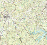 1980 Topo Map of Clark Hill Lake Georgia Quadrangle