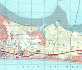 1994 Topo Map of Destin Florida Quadrangle