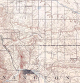 1893 Topo Map of Rapid South Dakota