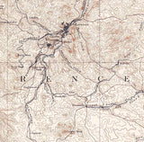 1894 Topo Map of Deadwood South Dakota