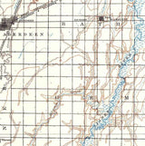 1895 Topo Map of Aberdeen South Dakota