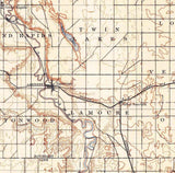 1895 Topo Map of Lamoure North Dakota Grand Rapids