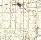 1896 Topo Map of Jamestown North Dakota