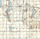 1897 Topo Map of Eckelson North Dakota Potter Hobart