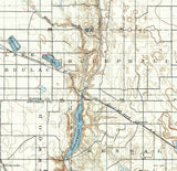 1900 Topo Map of Pingree North Dakota